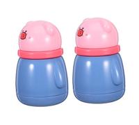 PartyKindom 2pcs Refillable Powder Puff with Storage Box for Body Care Portable Compact Loose Talcum Powder Container Efficient and Clean Application for Travel and Daily Use