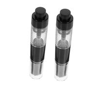 PartyKindom 2pcs Retractable Powder Brush Reusable Applicator Brush Travel Makeup Foundation Blush Powder for Face Makeup