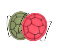 PartyKindom 2pcs Reusable Eva Turtle Shell Backpack Costume Tortoise Cosplay Props for Vibrant Green and Red Halloween Carnival Dress Up Accessories Party Ready Design for Themed Events
