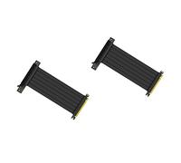 PartyKindom 2pcs Rgb Cable Extension Pcie Extender Riser Cable High Performance Reliable Computer Accessory