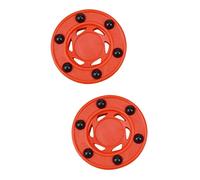 PartyKindom 2pcs Roller Hockey Puck for Street and Inline Training High Density Composite for Consistent Shots for Players Teams and Competitions Enhance Skills and Flexibility