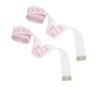 PartyKindom 2pcs Soft Flexible Braille Tape Measure for Blind with Precise Tactile Scales Portable Measuring Tool for Vision Impaired Accessible Design for Independent Use