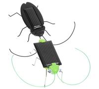 PartyKindom 2pcs Solar Powered Insect for Education Fun Simulation Teaching Tool for Boys and Students Solar Energy Learning Activity Cockroach