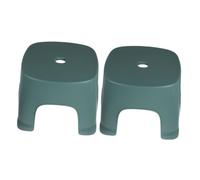 PartyKindom 2Pcs Step Stool Lightweight PVC Foot Stool for Bathroom Toilet Daily Use Small Non-slip Design for Adults Easy to Clean Store for Squatting Position