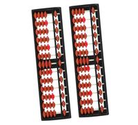 PartyKindom 2pcs Students Calculating Abacus Educational Arithmetic Tool for Lightweight Plastic Design for Easy Carrying Storage for Early Mathematics Learning Kindergarten Primary School