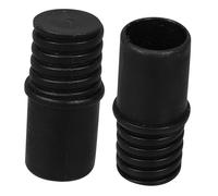 PartyKindom 2pcs Threaded Handle Replacement Tips Screw Broom Extension Pole Adapter for Mop Brush Stiff Wire Floor Wire Brush Compatible with Metal Rods