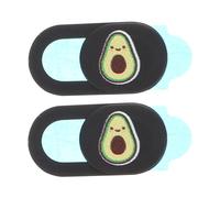 PartyKindom 2Pcs Ultra-thin Webcam Lens Cover Slider Privacy Protector for Notebook Camera with Curved Edges Anti-peeping and Anti-hacking Security Avocado