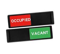 PartyKindom 2Pcs Vacant Occupied Door Sign Sliding Privacy Indicators for Restroom Meeting Rooms Material Easy Install for Office Home Use
