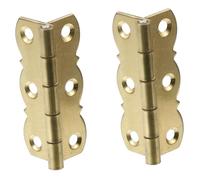 PartyKindom 2pcs Vintage Brass Folding Piano Hinges Multi-Functional Antique-Style Cabinet and Bookshelf Hardware for Music Stands and Doors