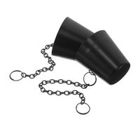 PartyKindom 2pcs Vintage Iron Tiki Torch Extinguisher Cap for Garden Flames