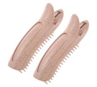 PartyKindom 2pcs Volumizing Hair Root Clip Bangs Curler Clips for Short Hair Airy Wave Roller Jaw Clamps in Orange Candy Color Volume Styling Tool for Natural Fluffy Bangs