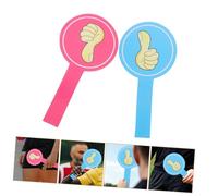 PartyKindom 2pcs Voting Paddles Thumbs Up Down Classroom Paddle Lightweight Portable for Student Feedback Interactive Learning Activities