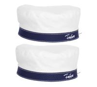 PartyKindom 2pcs White Nautical Sailor Caps for Men and Women Durable Admiral Hats for Boat Cruise Parties Comfortable and Easy to Clean Sailor Accessories