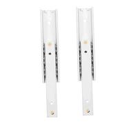 PartyKindom 2pcs Wide Miniature Furniture Slides Heavy Duty Extended Drawer Runners for Cabinets Wardrobes Cupboard Smooth Ball Bearing Rails