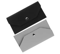 PartyKindom 2pcs Women's Portable Wallet Cash Wallet Compact Currency Pouch Credit Card Holder Slim Change Purse for Girls and Women