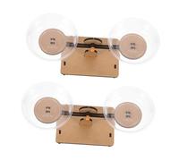 PartyKindom 2pcs Wooden Balance Scale for Kids Educational Math Balancing Toy for Preschool Classroom and Homeschool Science Experiments