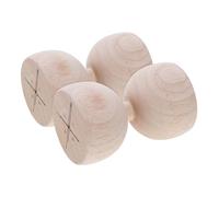 PartyKindom 2pcs Wooden Fence Post Caps with Hourglass Design Carved Staircase Finials Decorative Round Column Toppers for Villas and Homes Easy Installation and Structural Support