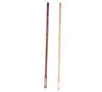 PartyKindom 2pcs Wooden Flute Cleaning Rods Gentle Deep Cleaning Sticks for Wind Instruments Maple and Pear Wood Poles for Precise Flute Maintenance and Polishing Portable Care Tools for