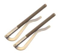 PartyKindom 2pcs Zinc Alloy Metal Money Clip Spring Cash Clamp Wallet Money Clamps for Men and Women Compact Lightweight Practical Bill Fixing Holder