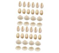 PartyKindom 2sets Crafts Shell Kit Natural Conch Shells for Fish Tank Decoration Home Decor Vase Filler Creative Aquarium Accessories 100pcs*2