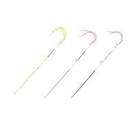 PartyKindom 3 Pcs Cat Teaser Wand with Spring Rods and Tassels for Indoor Cats Interactive Kitten Play to Stimulate Curiosity and Energy