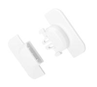 PartyKindom 3 Pcs Safety Locks White Adhesive Cabinet Drawer Locks for Cupboard Refrigerator Easy Install Removable Finger Trap Prevention for Home Appliances and Furniture