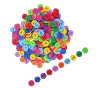 PartyKindom 3 Set Eva Decimal Place Value Disks Values Counting Chips Math Manipulative for Elementary Learning Tool for Classroom and Home Math Education