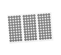 PartyKindom 3 Sheets 3d Scanning Reference Points, Scanning Reflection Markers, Pet Reflective Film, Precise Positioning for People and Objects, 50 Markers Per Sheet