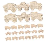 PartyKindom 30 Pcs Car Hanging Ornament Sensory Party Small Paint Decorative Cut DIY Small Truck Paintwork Boy Monster Car Token Truck Ornament Favor Number