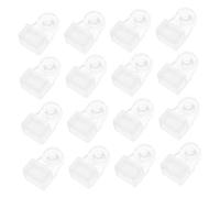 PartyKindom 30pcs Cabinet Door Glass Retainer Clips with Screws High Strength Acrylic Mirror Mounting Clamps for Stable Wobble Glass Wardrobe Doors Versatile Fit for Various Thicknesses