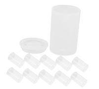 PartyKindom 30pcs Plastic Film Canisters Lids Film Storage Containers Camera Reel Holders for Photography and Lab Use