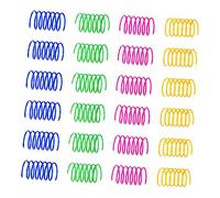 PartyKindom 36Pcs Cat Rubber Springs for Kittens Safe Teaser Playthings Random Colors Engaging and Lightweight Cat Comforting Plaything