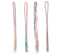 PartyKindom 36pcs Hair Braids Strings for Dreadlocks, Cloth Rope with Smooth Texture and Not Easy to Break, Timeless Simple Design Hair Cord for Adults and Teenagers Casual Random Color