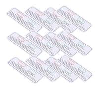 PartyKindom 36pcs Test Cards Identifying Cards Indicator Test Strips for Light Effects Tester and UV Detection