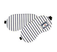 PartyKindom 3D Cotton Linen Sleep Eye Masks 2pcs Adjustable Travel Blindfold for Comfortable Sleep for Home Travel