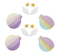 PartyKindom 3D Hot Air Balloon Nursery Decor Cloud Hanging Props 4-Piece Set for Boys and Girls Party Decorations Birthday Garland and Kindergarten Classroom Decor