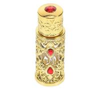 PartyKindom 3ml Refillable Glass Essential Oil Dispenser Travel Fragrance Bottle Vintage Arabian Perfume Oil Container Decorative Portable Perfume Bottle for Women