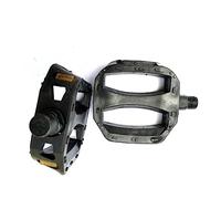 PartyKindom 3Pair Plastic Bike Pedals Durable Skid Treadle for Safe Cycling Compatible with American Thread for Bicycles Enhance Comfort Riding Efficiency