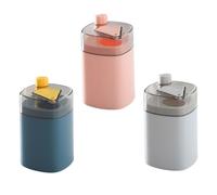 PartyKindom 3Pcs Automatic Pop-up Toothpick Holders with Sealed Cover Portable Kitchen Gadget for Fruit Picks Appetizers and Cocktail Snacks Multi-color for Household and Party Use