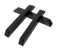 PartyKindom 3pcs Black Plastic Piano Keytops Replacement with High-gloss Finish for Professional Settings and Teaching Environments, Wear-resistant and Easy-to-install Musical Instrument Keys