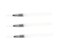 PartyKindom 3Pcs Capacity Water Brush Pens Professional Soluble Painting Tools for Artists Ergonomic Grip for Comfortable Use Control Ink Flow Easily for Watercolor