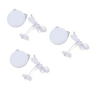 PartyKindom 3pcs Cartoon Headphones for Boy Girl Boys and Girls Earphones Kitten Shape White