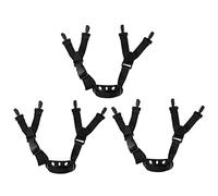 PartyKindom 3pcs Chin Straps for Safety Helmets Durable Hard Hat Liner Comfortable and Practical Design for Construction Work and Personal Use Random Color