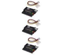 PartyKindom 3pcs Compact Flash Cf I Ii to Parallel Ata Hdd Adapter LED for Hard Drive Adapter Cf Conversion