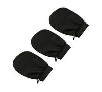 PartyKindom 3pcs Exfoliating Bath Gloves Deep Scrub Massage Mitts for Body Neck Feet Rough Texture for Dead Skin Removal and Circulation Boost Comfortable Material Spa Shower