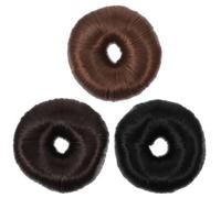 PartyKindom 3pcs Hair Donut Bun Shaper Hair Accessories for Messy Bun and Ponytail Styling Adding Volume and Fullness in Seconds