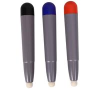 PartyKindom 3Pcs High Sensitivity Capacitive Stylus Pen with Soft Felt Tips for Electronic Whiteboards Smooth Touch Screen Writing and Drawing Pens in Red Blue Black for Tablets and Phones