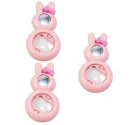 PartyKindom 3pcs Mini 7/8 Camera Selfie Mirror Unique Rabbit Design Selfie Lens Modern Luxurious