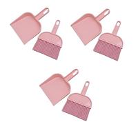 PartyKindom 3pcs Mini Broom and Dustpan Pets Practical Desktop Cleaning Utensils for Cages for Guinea Pigs Hamsters and Other Animals