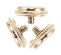 PartyKindom 3pcs Nickel Shell Inlay Trumpet Finger Key Button Caps Replacement Valve Covers for Small Trumpet Accessories